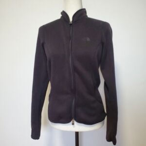 The North Face Women's Charcoal Zip Up Sweater Jacket